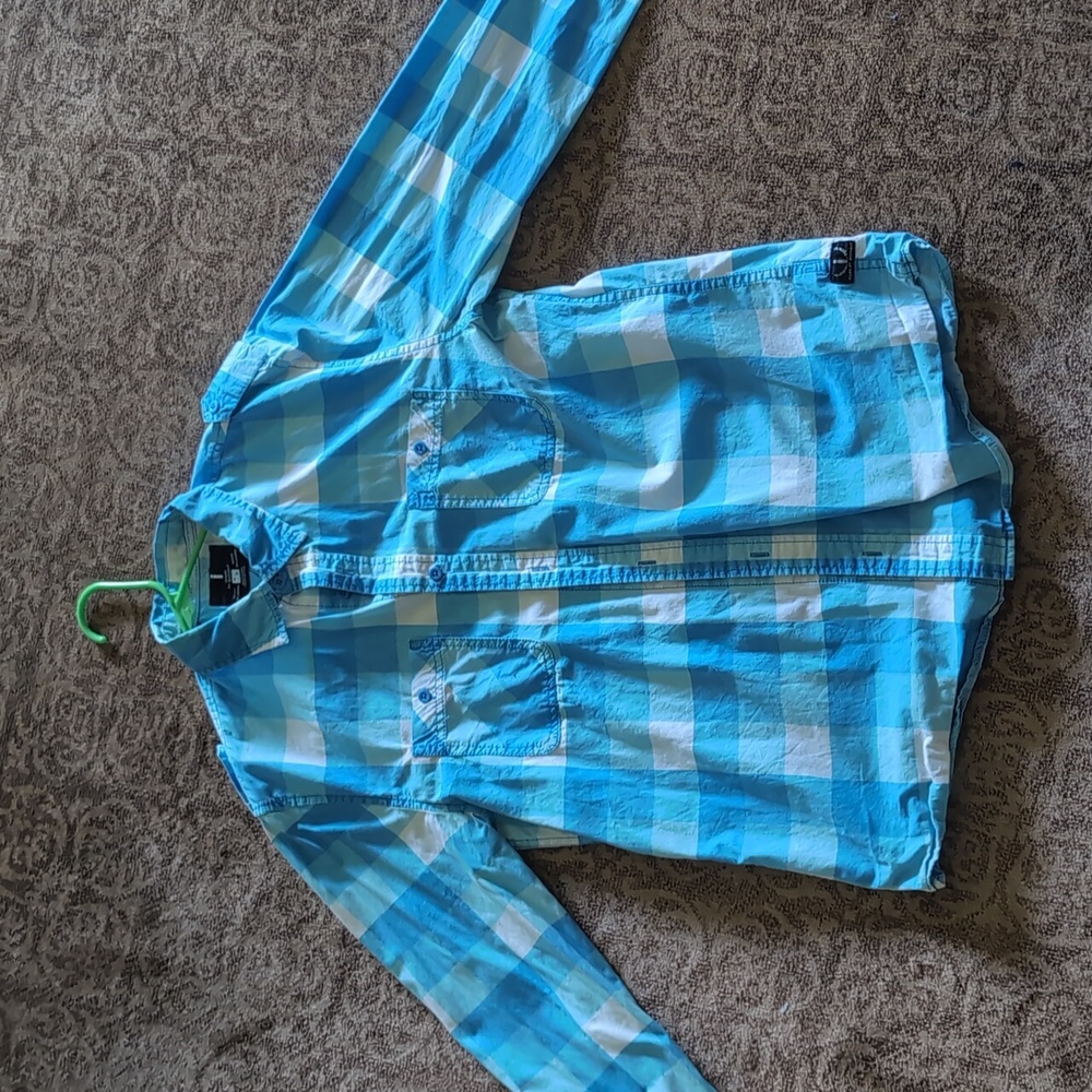 Buffalo Winter Blue button-down shirt in medium